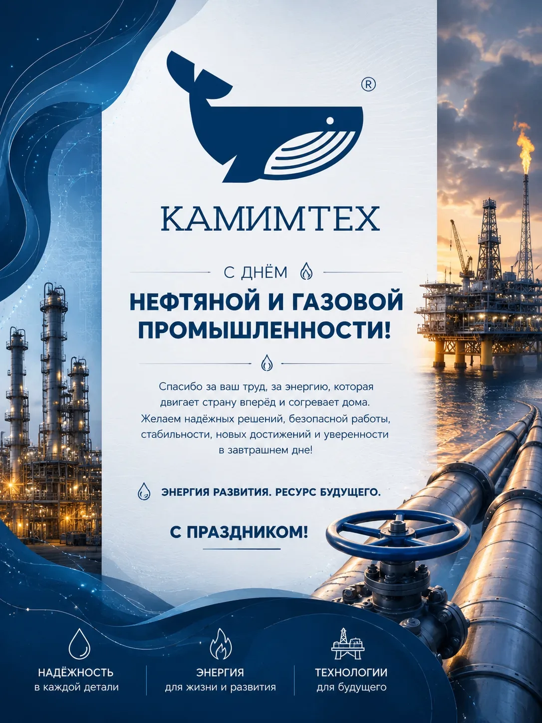 С Днём работников нефтяной и газовой промышленности!