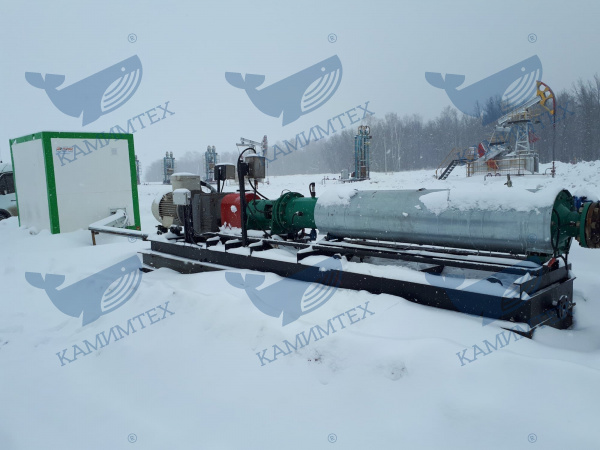 Винтовой насос горизонтального расположения типа KMX